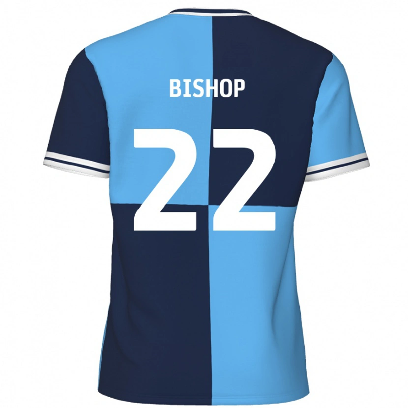 Danxen Kid Nathan Bishop #22 Sky Blue Dark Blue Home Jersey 2024/25 T-Shirt