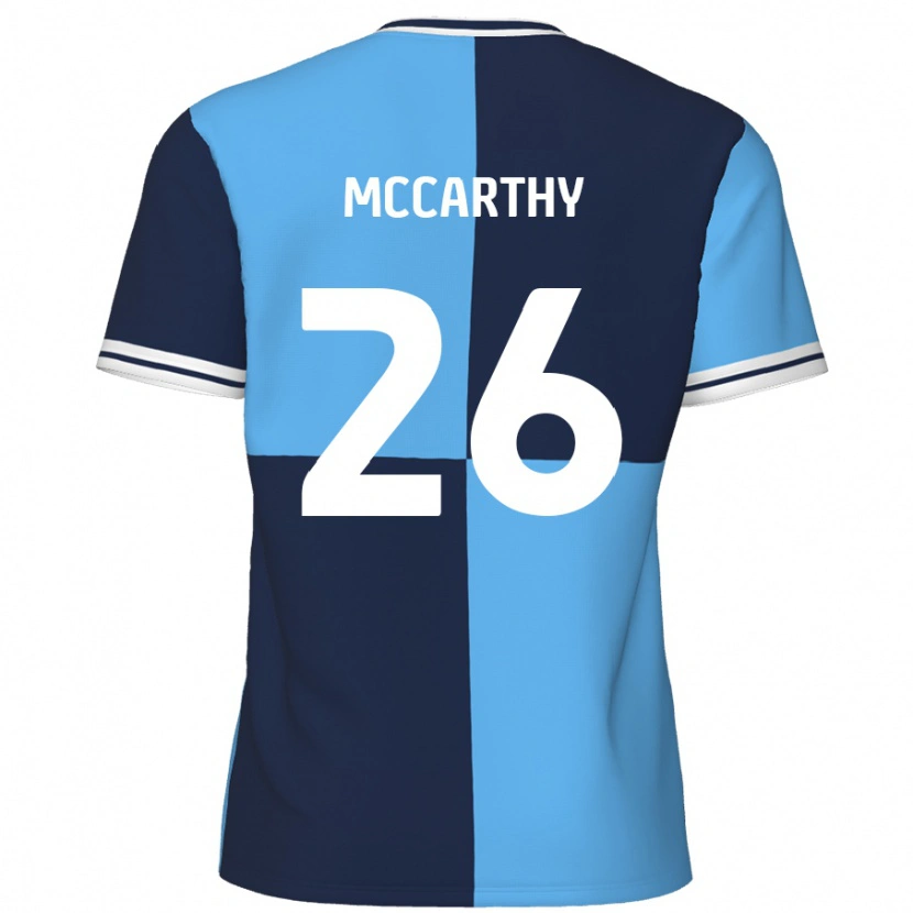 Danxen Kid Jason Mccarthy #26 Sky Blue Dark Blue Home Jersey 2024/25 T-Shirt