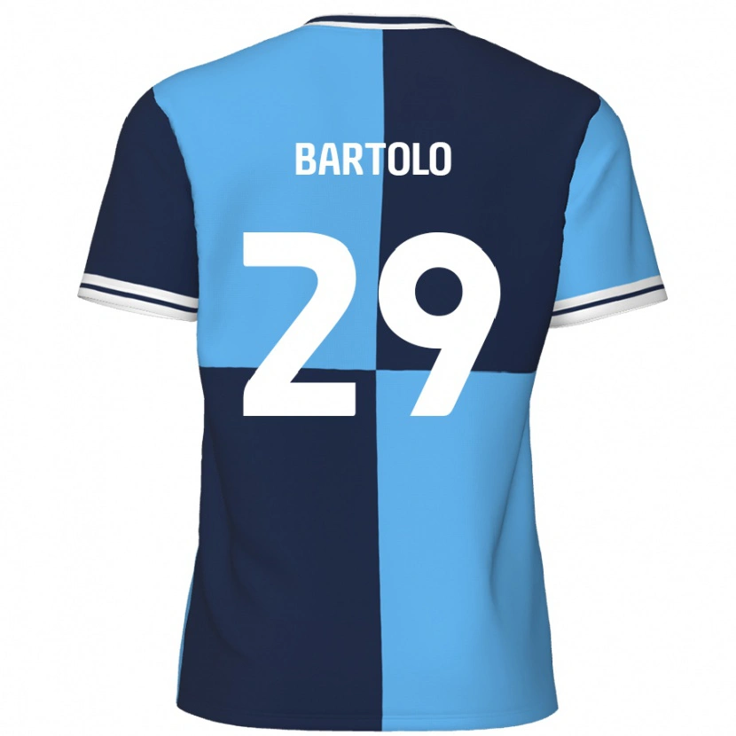 Danxen Kid Jaiden Bartolo #29 Sky Blue Dark Blue Home Jersey 2024/25 T-Shirt