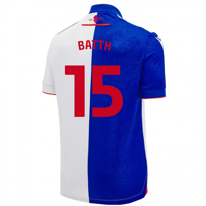 Danxen Kid Danny Batth #15 Sky Blue White Home Jersey 2024/25 T-Shirt