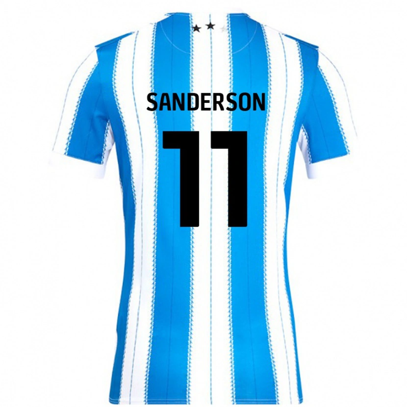 Danxen Kid Brittany Sanderson #11 Blue White Home Jersey 2024/25 T-Shirt