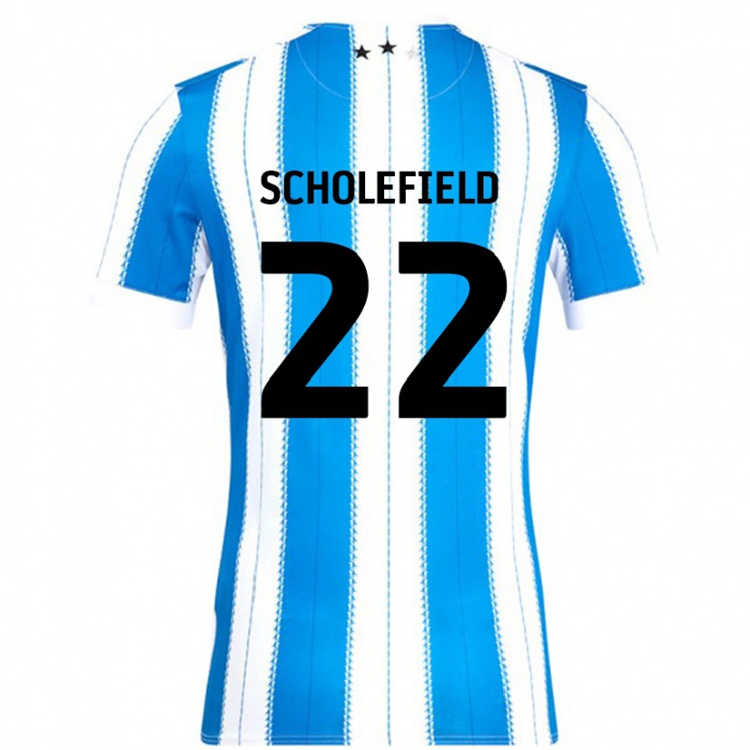 Danxen Kid Lois Scholefield #22 Blue White Home Jersey 2024/25 T-Shirt