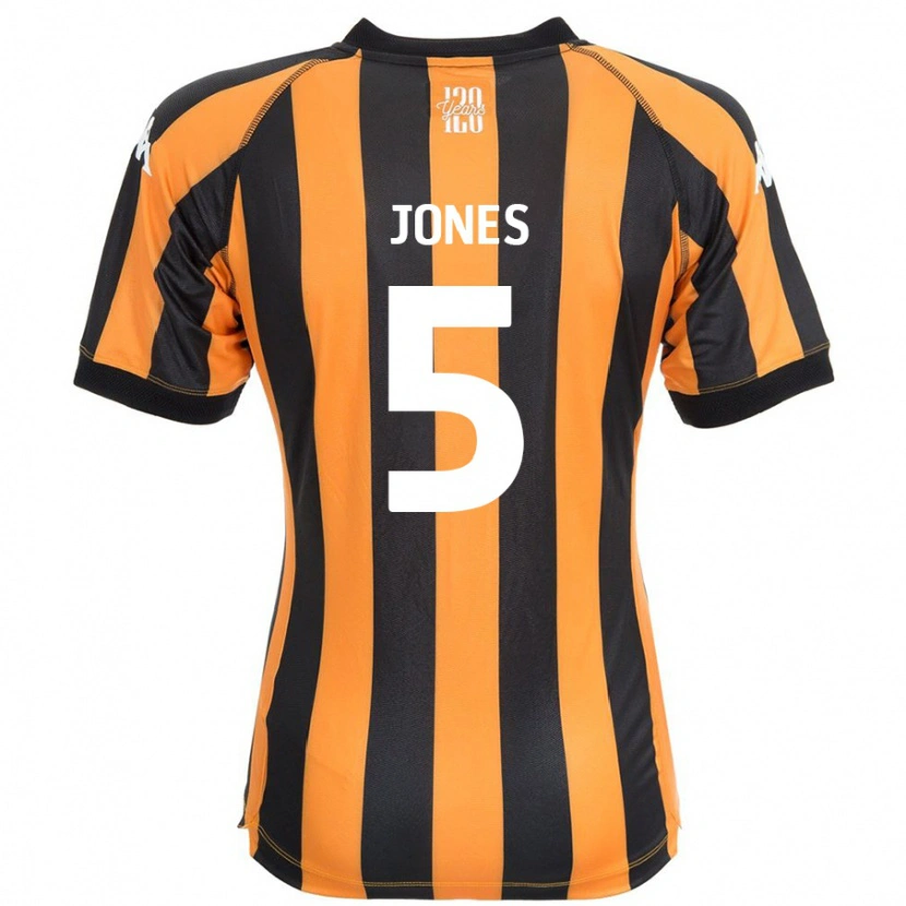 Danxen Kid Alfie Jones #5 Black Amber Home Jersey 2024/25 T-Shirt