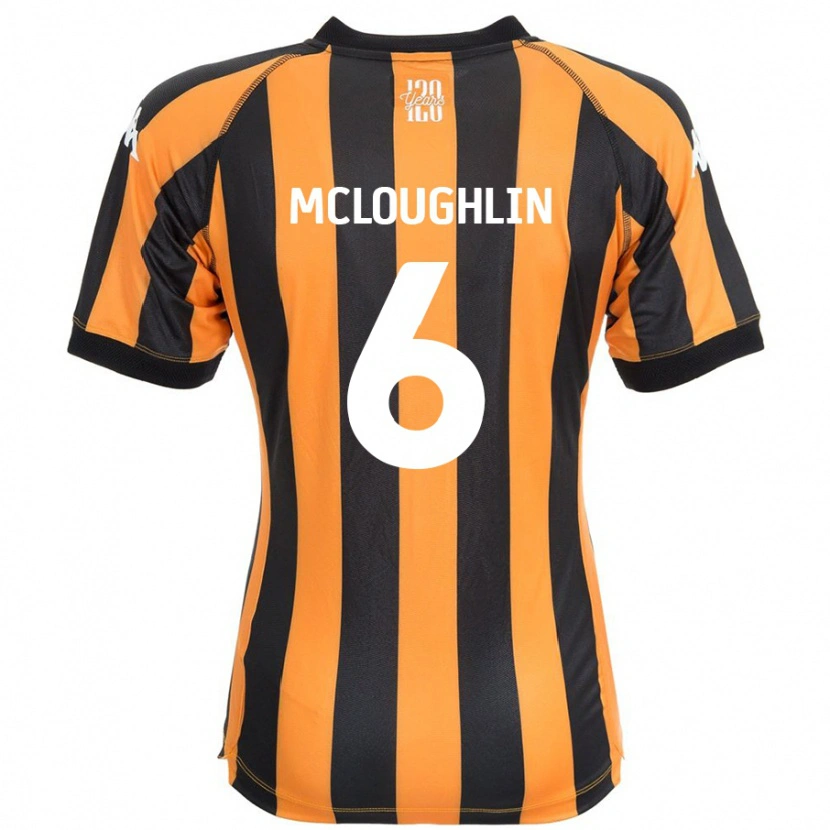 Danxen Kid Sean Mcloughlin #6 Black Amber Home Jersey 2024/25 T-Shirt