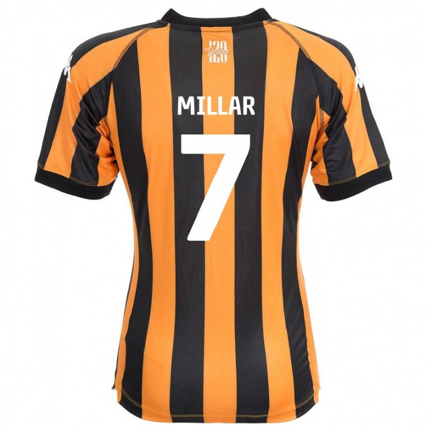 Danxen Kid Liam Millar #7 Black Amber Home Jersey 2024/25 T-Shirt