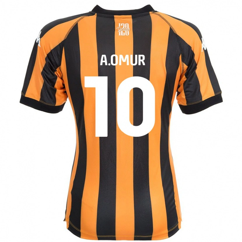 Danxen Kid Abdülkadir Ömür #10 Black Amber Home Jersey 2024/25 T-Shirt