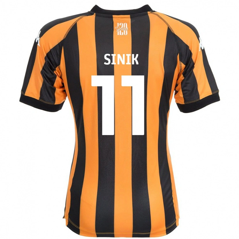 Danxen Kid Doğukan Sinik #11 Black Amber Home Jersey 2024/25 T-Shirt