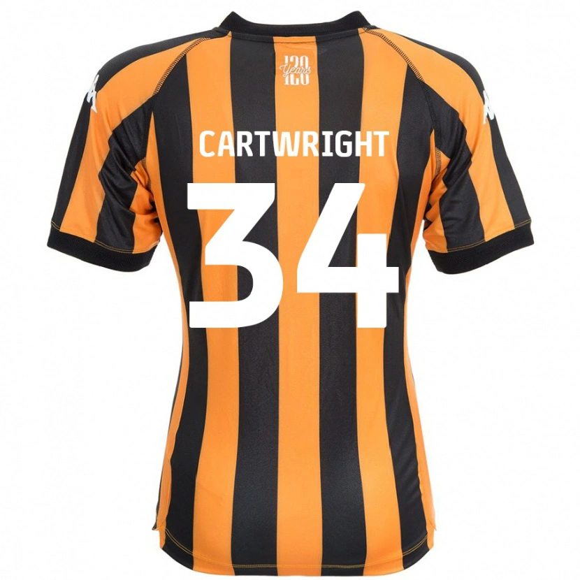 Danxen Kid Harvey Cartwright #34 Black Amber Home Jersey 2024/25 T-Shirt