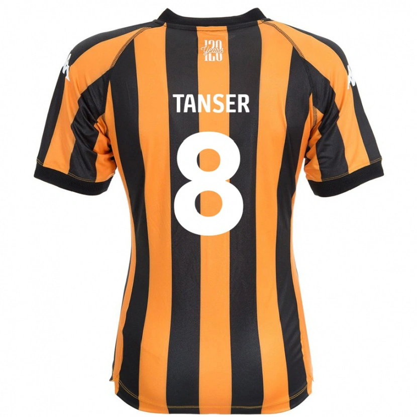 Danxen Kid Ellie Tanser #8 Black Amber Home Jersey 2024/25 T-Shirt