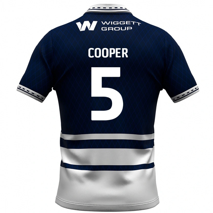 Danxen Kid Jake Cooper #5 Navy Blue White Home Jersey 2024/25 T-Shirt