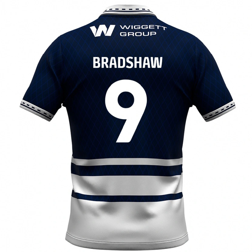 Danxen Kid Tom Bradshaw #9 Navy Blue White Home Jersey 2024/25 T-Shirt