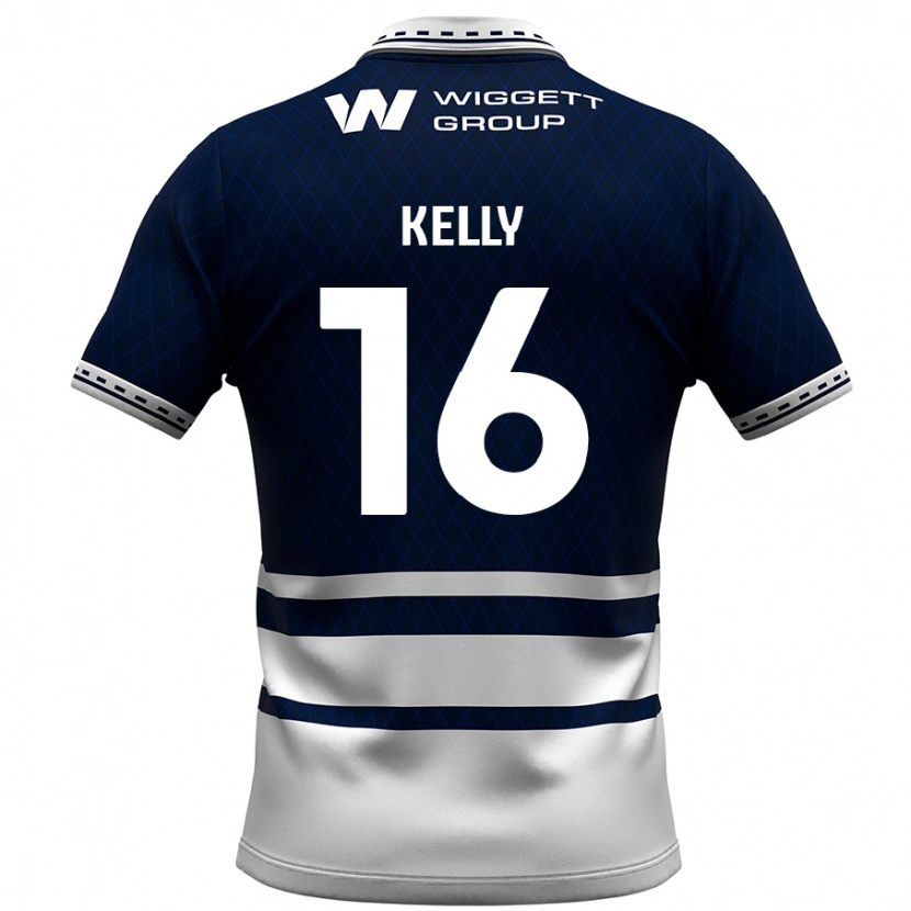 Danxen Kid Daniel Kelly #16 Navy Blue White Home Jersey 2024/25 T-Shirt