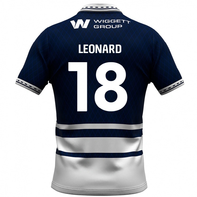 Danxen Kid Ryan Leonard #18 Navy Blue White Home Jersey 2024/25 T-Shirt