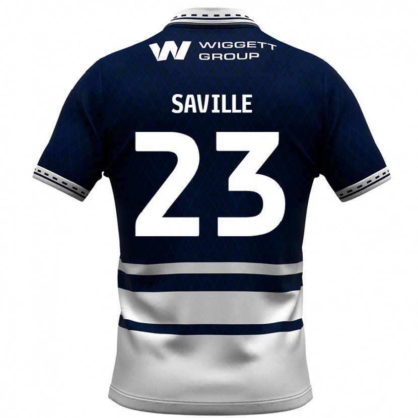 Danxen Kid George Saville #23 Navy Blue White Home Jersey 2024/25 T-Shirt