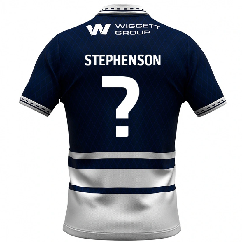 Danxen Kid Joshua Stephenson #0 Navy Blue White Home Jersey 2024/25 T-Shirt