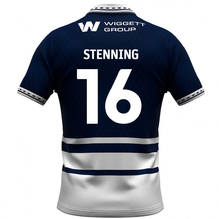 Danxen Kid Ellie Stenning #16 Navy Blue White Home Jersey 2024/25 T-Shirt