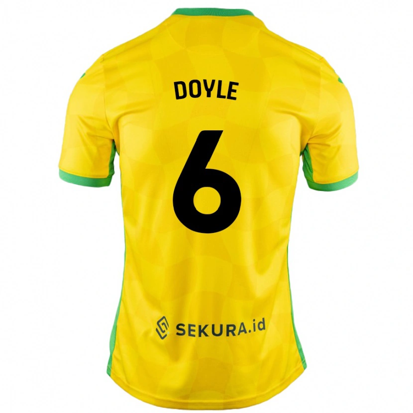 Danxen Kid Callum Doyle #6 Yellow Green Home Jersey 2024/25 T-Shirt