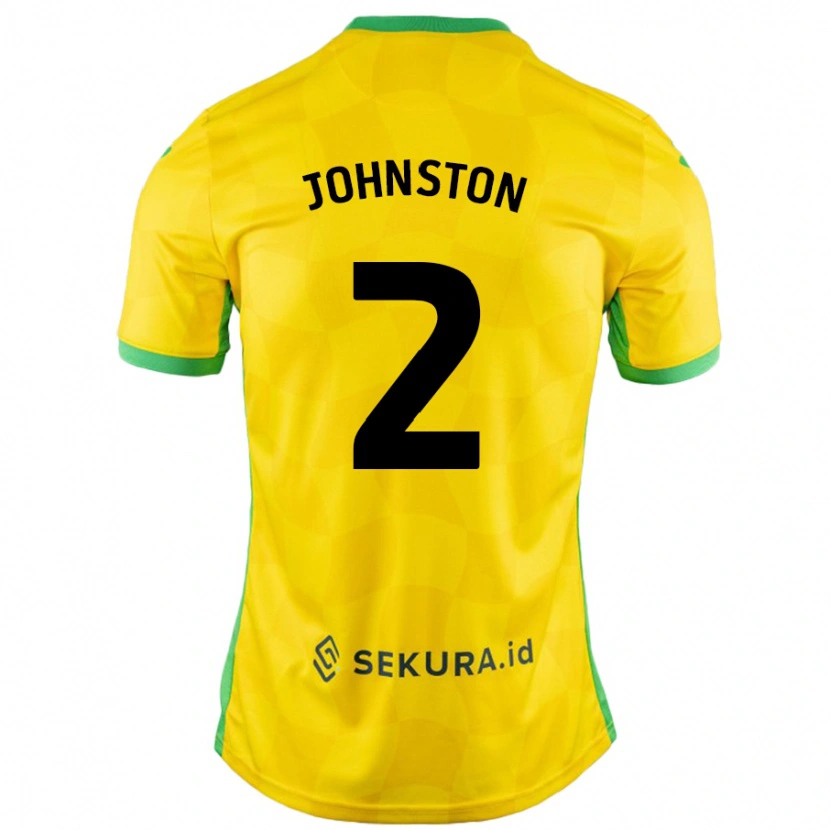 Danxen Kid Chardonnay Johnston #2 Yellow Green Home Jersey 2024/25 T-Shirt