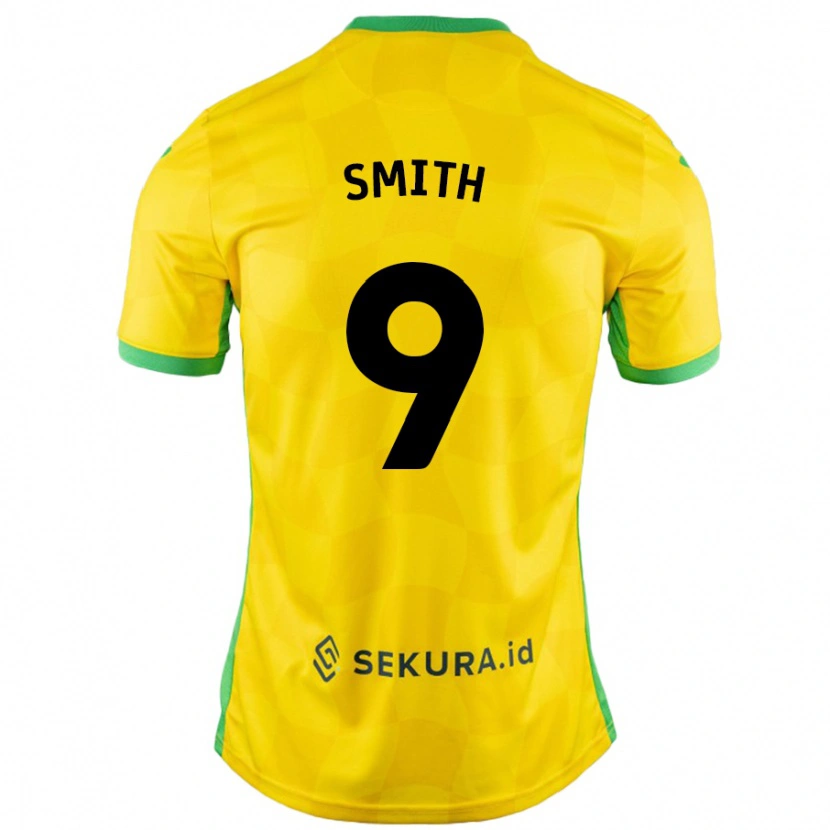 Danxen Kid Ellie Smith #9 Yellow Green Home Jersey 2024/25 T-Shirt