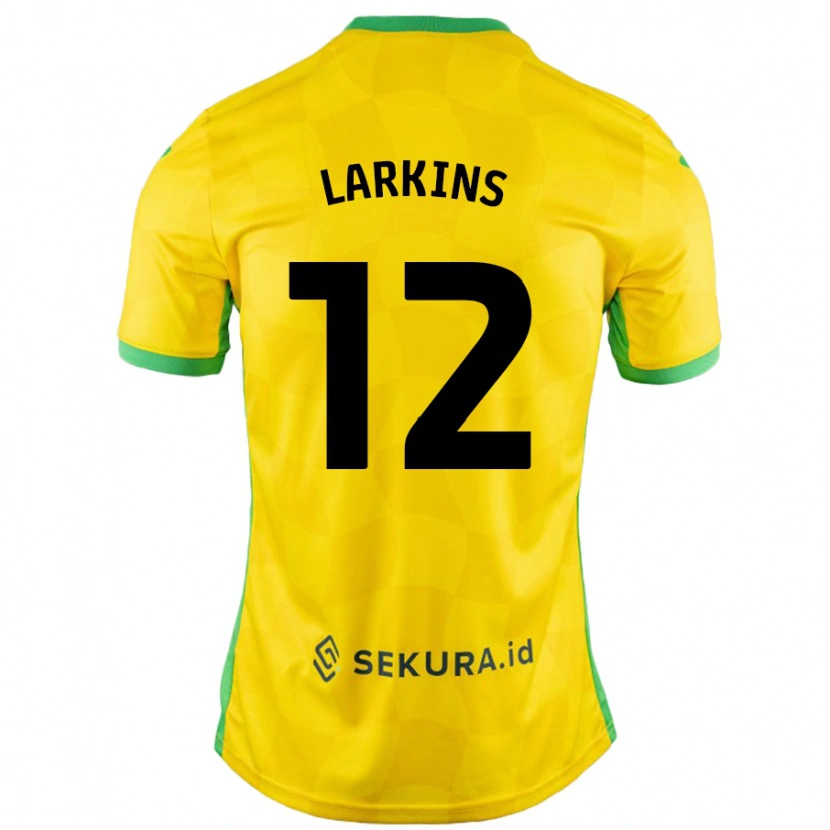 Danxen Kid Anna Larkins #12 Yellow Green Home Jersey 2024/25 T-Shirt