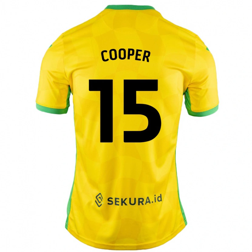 Danxen Kid Naomi Cooper #15 Yellow Green Home Jersey 2024/25 T-Shirt