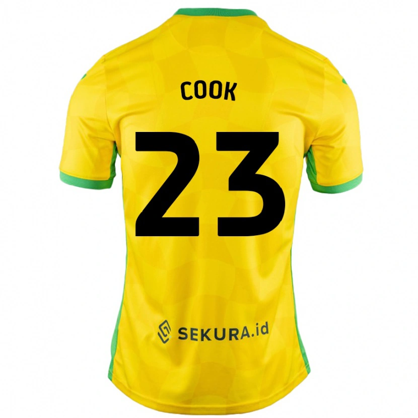 Danxen Kid Olivia Cook #23 Yellow Green Home Jersey 2024/25 T-Shirt