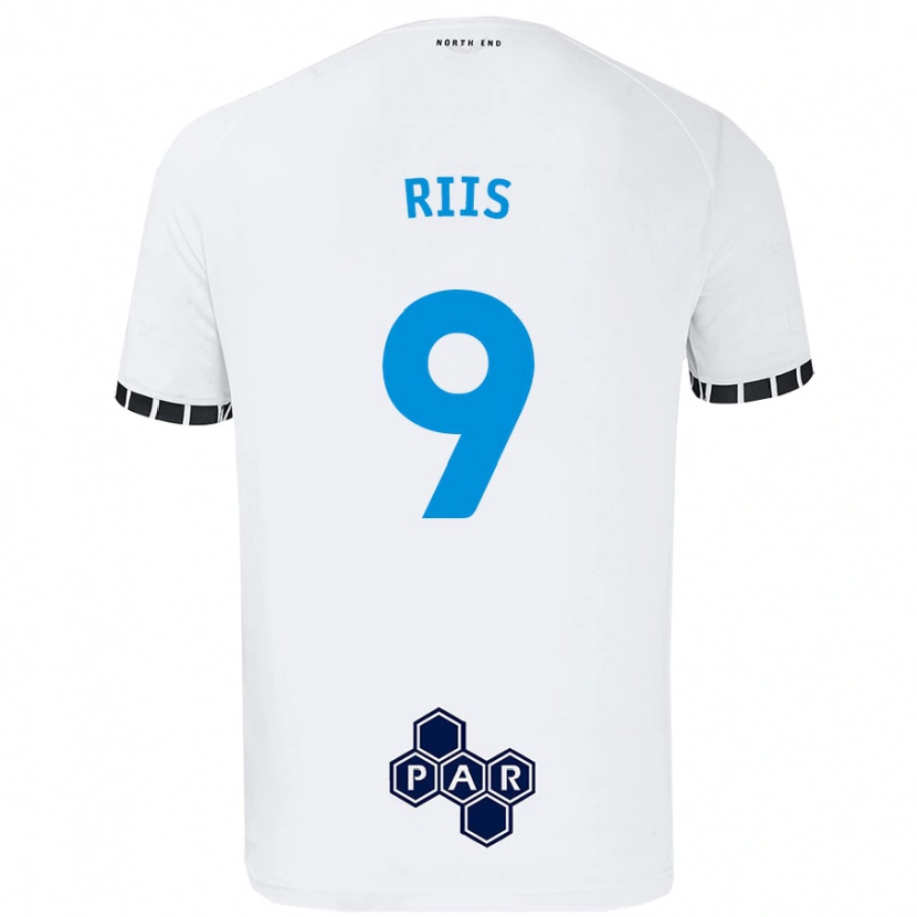 Danxen Kid Emil Riis #9 White Home Jersey 2024/25 T-Shirt