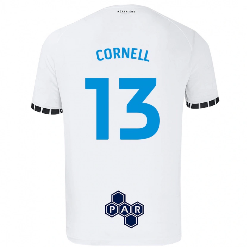 Danxen Kid David Cornell #13 White Home Jersey 2024/25 T-Shirt