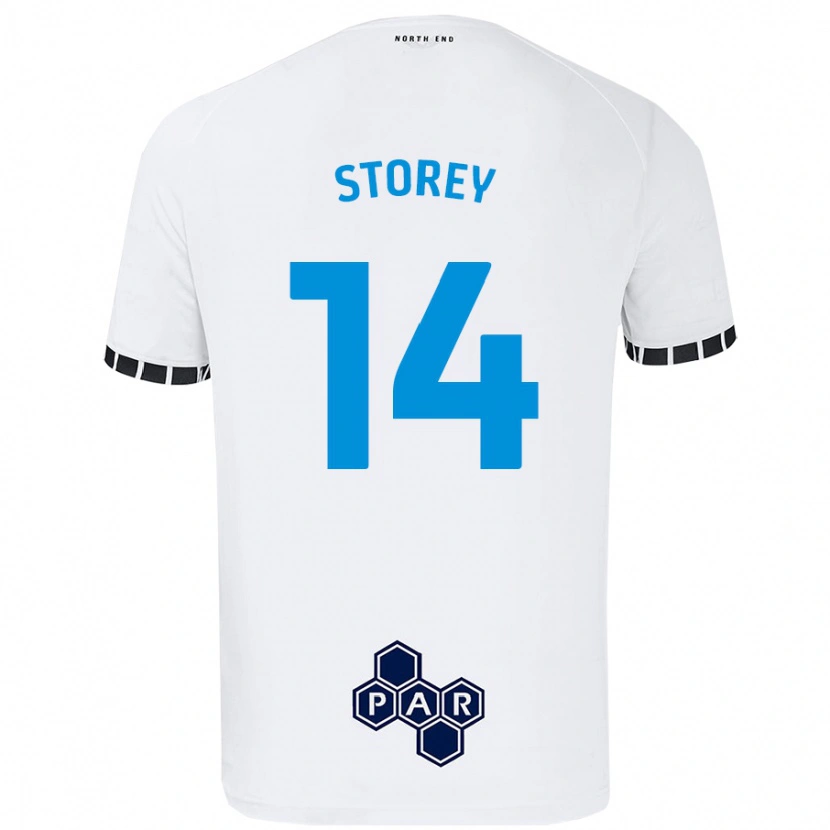 Danxen Kid Jordan Storey #14 White Home Jersey 2024/25 T-Shirt