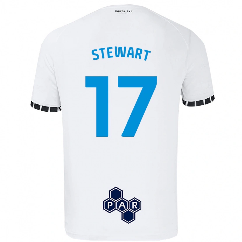 Danxen Kid Layton Stewart #17 White Home Jersey 2024/25 T-Shirt