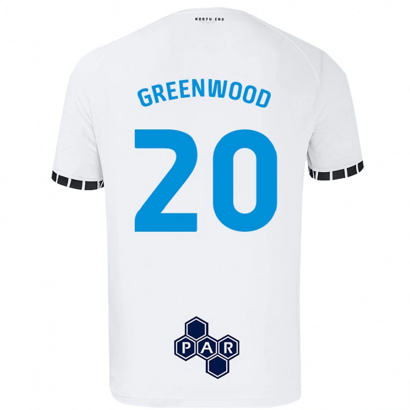 Danxen Kid Sam Greenwood #20 White Home Jersey 2024/25 T-Shirt