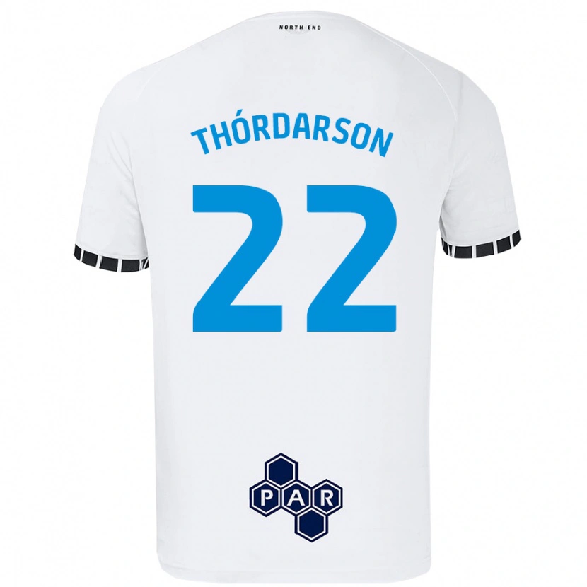 Danxen Kid Stefán Teitur Thórdarson #22 White Home Jersey 2024/25 T-Shirt