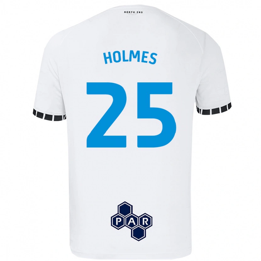 Danxen Kid Duane Holmes #25 White Home Jersey 2024/25 T-Shirt