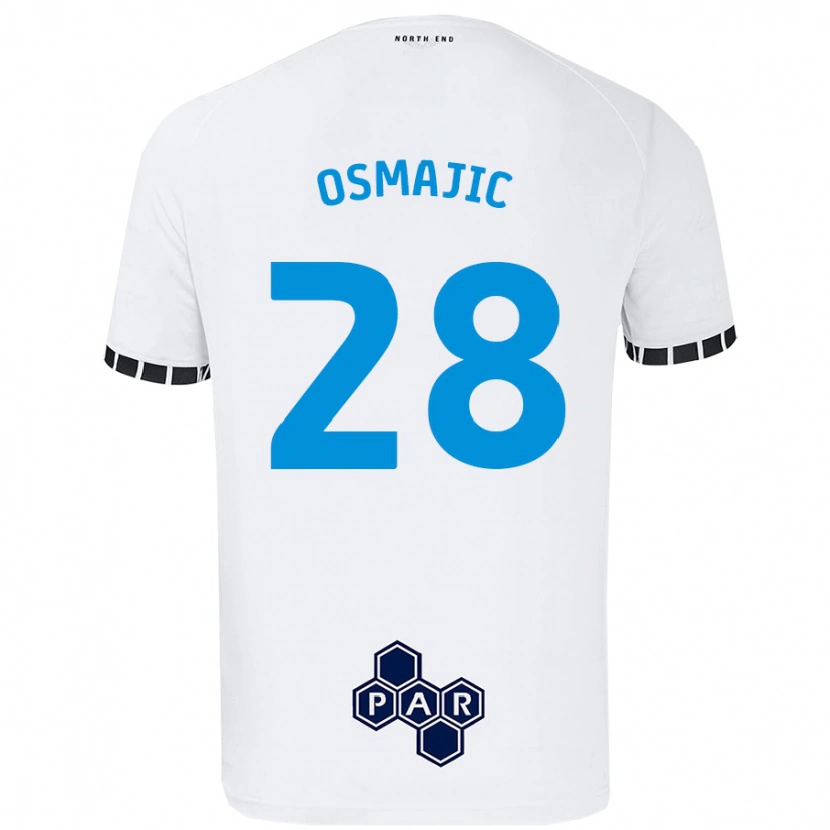 Danxen Kid Milutin Osmajic #28 White Home Jersey 2024/25 T-Shirt