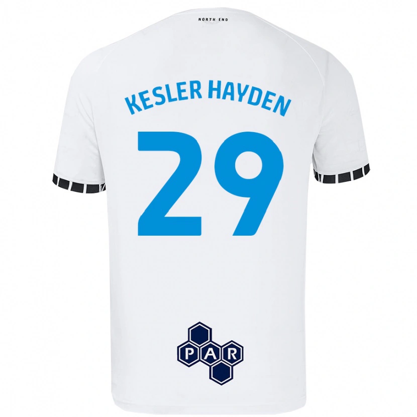 Danxen Kid Kaine Kesler-Hayden #29 White Home Jersey 2024/25 T-Shirt