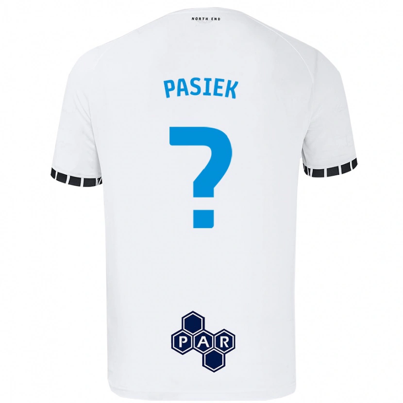 Danxen Kid Kacper Pasiek #0 White Home Jersey 2024/25 T-Shirt