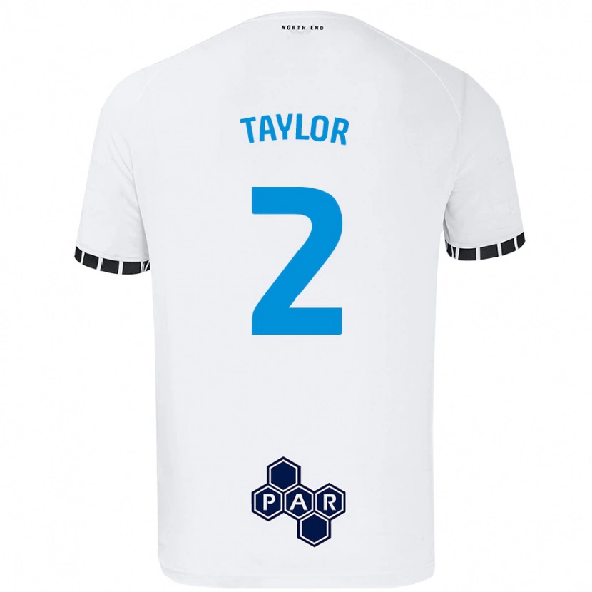 Danxen Kid Alex Taylor #2 White Home Jersey 2024/25 T-Shirt