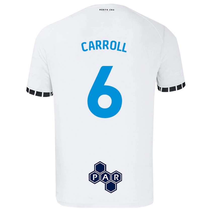 Danxen Kid Jenna Carroll #6 White Home Jersey 2024/25 T-Shirt