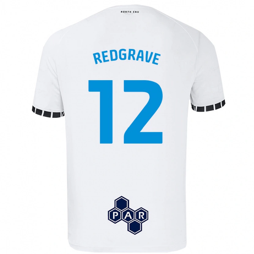 Danxen Kid Jodie Redgrave #12 White Home Jersey 2024/25 T-Shirt