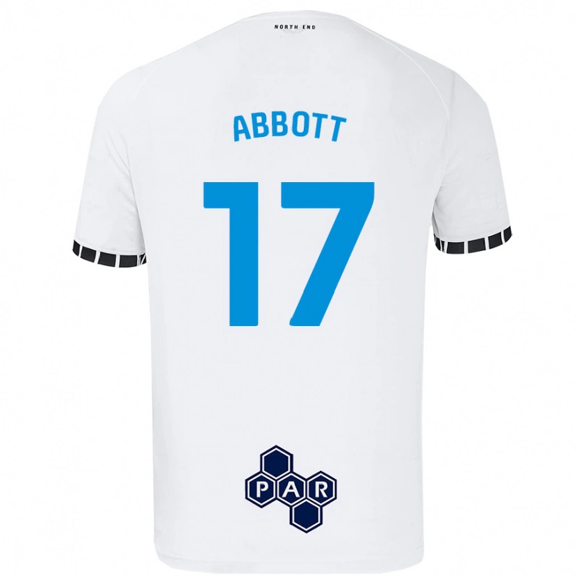 Danxen Kid Becky Abbott #17 White Home Jersey 2024/25 T-Shirt