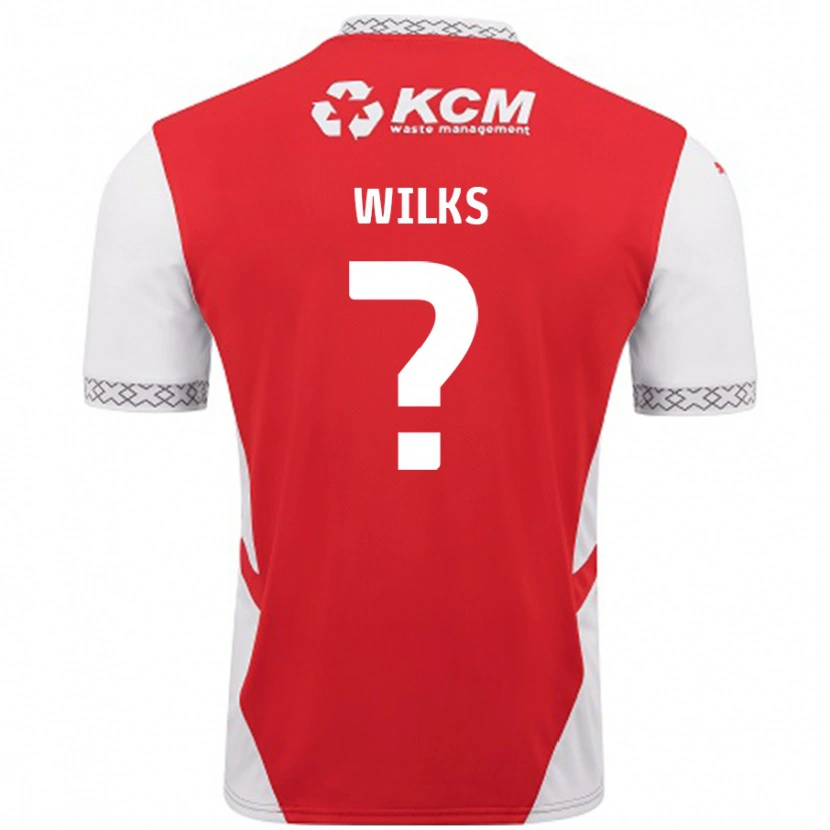 Danxen Kid Mallik Wilks #0 Red White Home Jersey 2024/25 T-Shirt