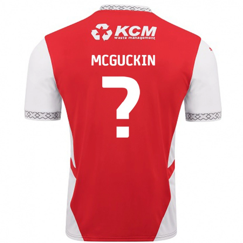 Danxen Kid Ciaran Mcguckin #0 Red White Home Jersey 2024/25 T-Shirt