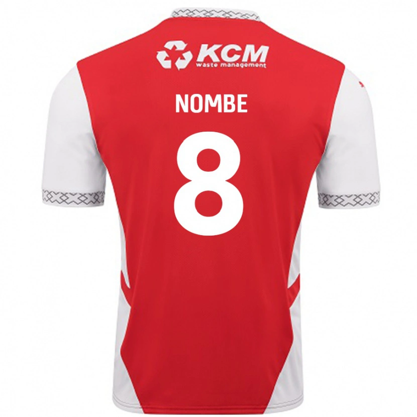 Danxen Kid Sam Nombe #8 Red White Home Jersey 2024/25 T-Shirt