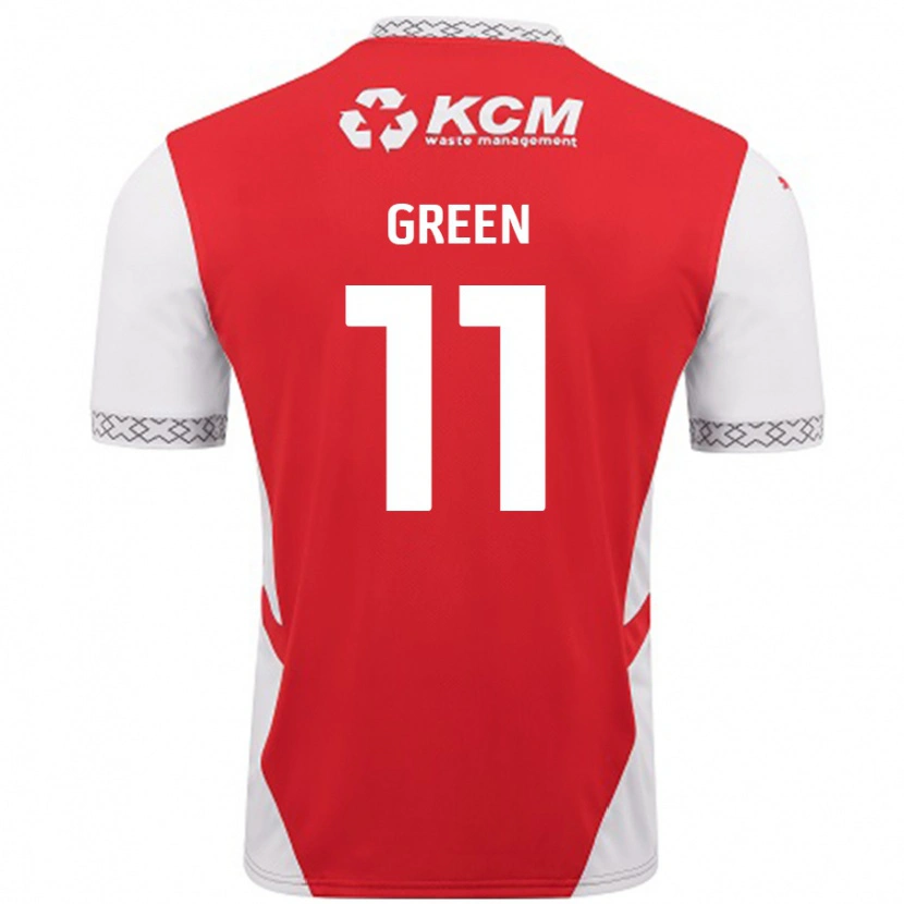 Danxen Kid Andre Green #11 Red White Home Jersey 2024/25 T-Shirt