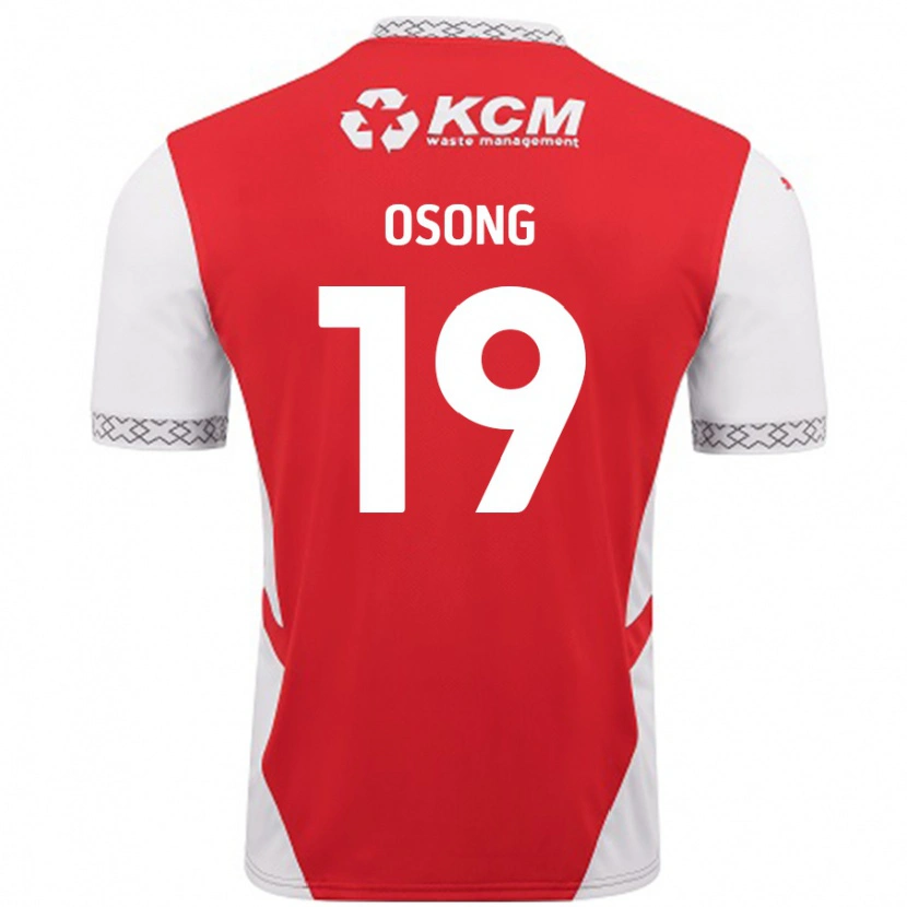 Danxen Kid Detlef Esapa Osong #19 Red White Home Jersey 2024/25 T-Shirt