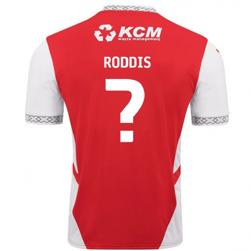 Danxen Kid Harry Roddis #0 Red White Home Jersey 2024/25 T-Shirt