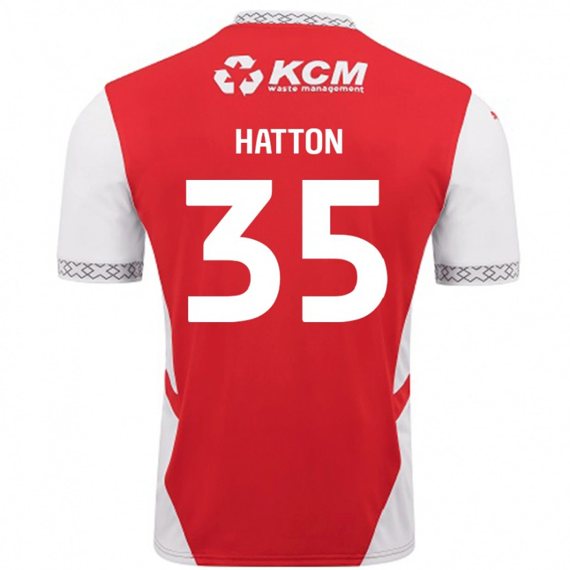 Danxen Kid Ben Hatton #35 Red White Home Jersey 2024/25 T-Shirt