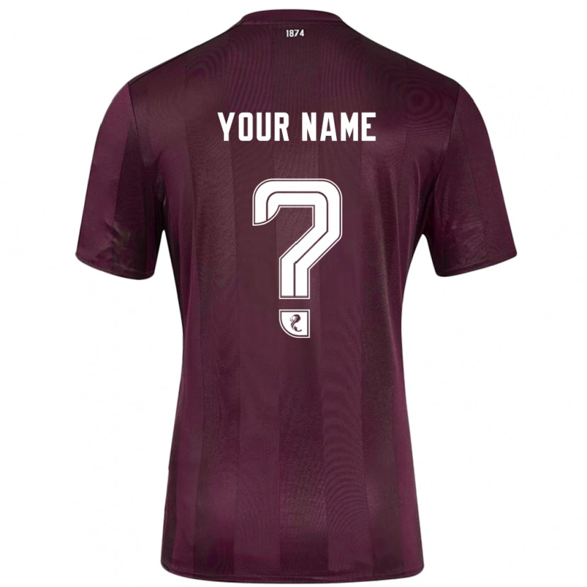 Danxen Kid Your Name #0 Burgundy Home Jersey 2024/25 T-Shirt