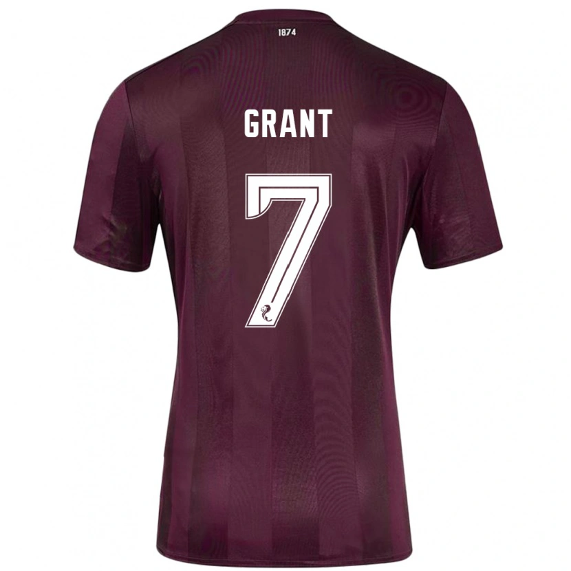 Danxen Kid Jorge Grant #7 Burgundy Home Jersey 2024/25 T-Shirt