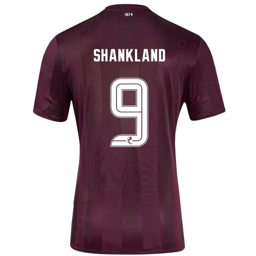 Danxen Kid Lawrence Shankland #9 Burgundy Home Jersey 2024/25 T-Shirt